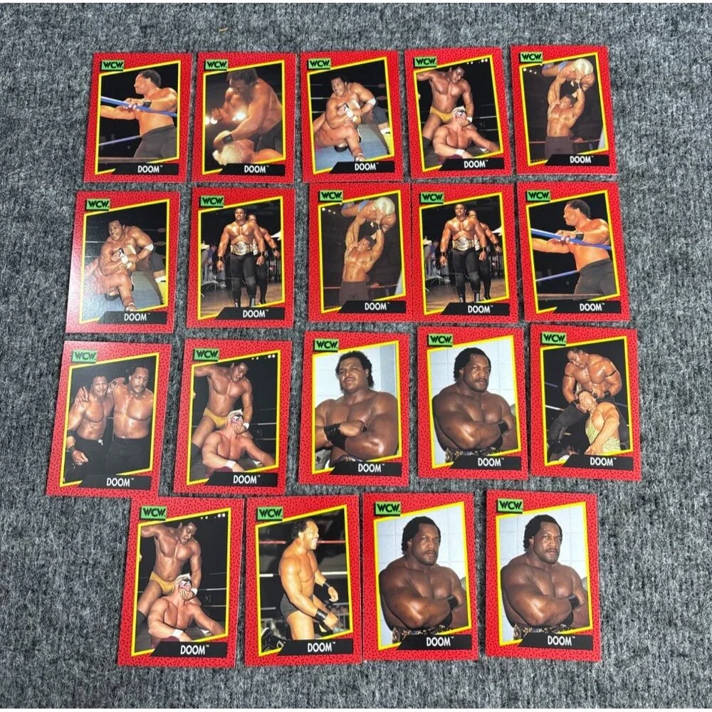 WCW Doom Wrestling Trading Cards Set - 1991